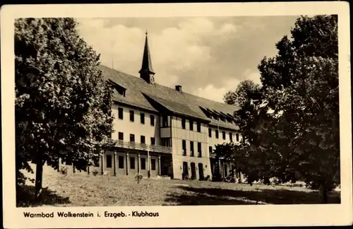 Ak Warmbad Wolkenstein in Sachsen, Klubhaus