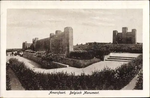 Ak Amersfoort Utrecht Niederlande, Belgisch Monument