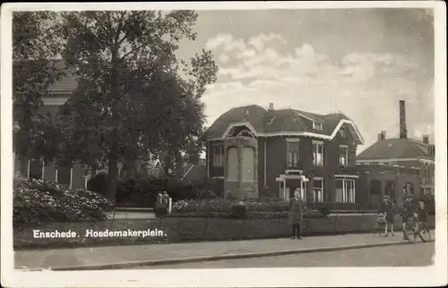 Ak Enschede Overijssel Niederlande, Hoedemakerplein