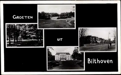 Ak Bilthoven De Bilt Utrecht Niederlande, Ortsansichten, Schloss, Straßenpartie