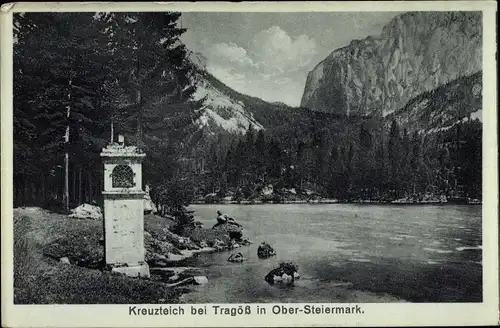 Ak Tragöß Steiermark, Kreuzteich