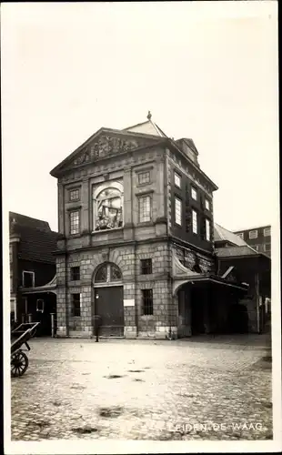 Ak Leiden Südholland Niederlande, De Waag