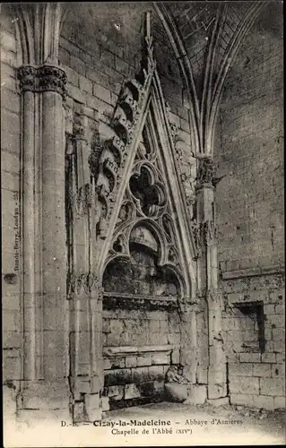 Ak Cizay la Madeleine Maine et Loire, Abbaye d'Asnieres, Chapelle