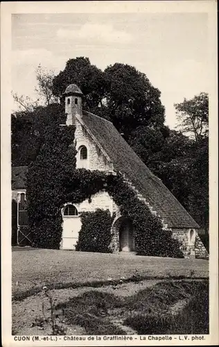 Ak Cuon Maine et Loire, Chateau de la Graffiniere, La Chapelle