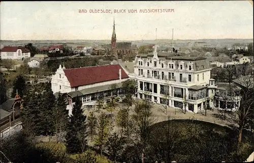 Ak Bad Oldesloe Schleswig Holstein, Blick vom Aussichtsturm