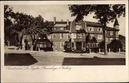 Ak Braunlage im Oberharz, Sanatorium Dr. Vogeler