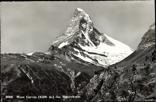 Ak Zermatt Kanton Wallis Schweiz, Mont Cervin, Matterhorn