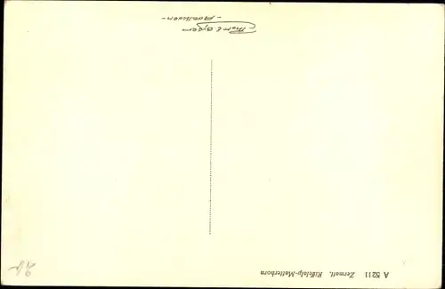 Ak Zermatt Kanton Wallis Schweiz, Riffelalp, Matterhorn