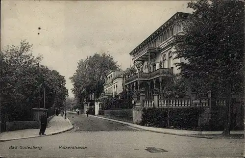 Ak Bad Godesberg Bonn Rhein, Kaiserstraße