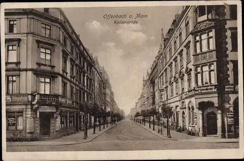 Ak Offenbach am Main Hessen, Kaiserstraße