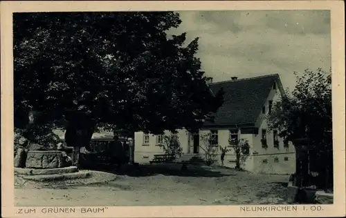 Ak Neunkirchen im Odenwald, Gasthaus zum grünen Baum