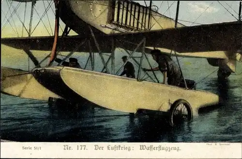 Ak Der Luftkrieg, Wasserflugzeug, Kuk Kriegsmarine, Luftstreitkräfte, Hansa Brandenburg