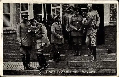 Ak Prinz Leopold von Bayern, Generalkommando des 1. bayr. Res. Korps