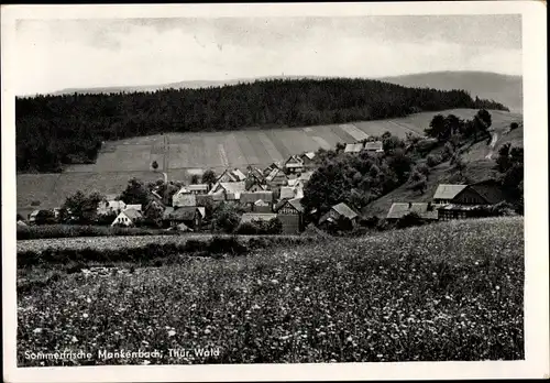 Ak Mankenbach Königsee in Thüringen, Gesamtansicht