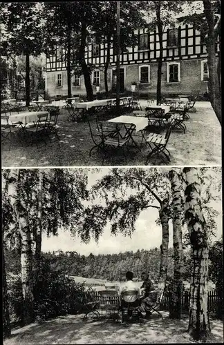 Ak Bad Klosterlausnitz in Thüringen, Waldgaststätte zu den Ziegenböcken