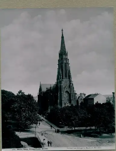 Foto 1890er Jahre, Bonn, Evangelische Kirche, Gesamtansicht
