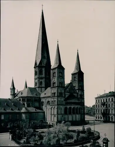 Foto 1892, Bonn am Rhein, Münsterkirche