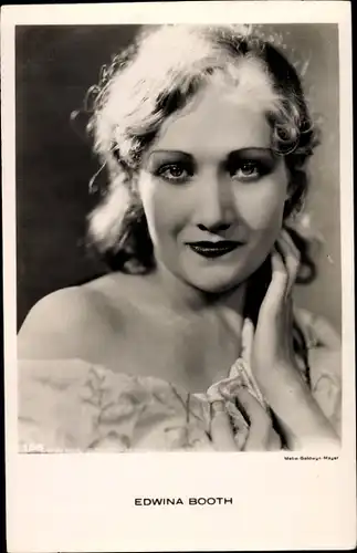 Ak Schauspielerin Edwina Booth, Portrait