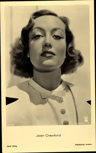 Ak Schauspielerin Joan Crawford, Portrait