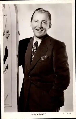 Ak Schauspieler und Sänger Bing Crosby, Portrait