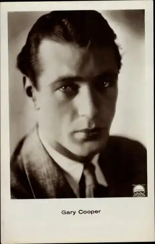 Ak Schauspieler Gary Cooper, Portrait