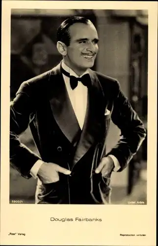 Ak Schauspieler Douglas Fairbanks