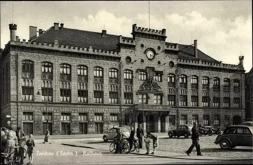 Ak Zwickau in Sachsen, Rathaus