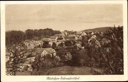 Ak Rödichen Schnepfenthal Waltershausen in Thüringen, Panorama