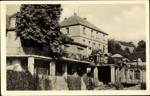 Ak Rochsburg Lunzenau in Sachsen, HO Gaststätte Muldenschlösschen