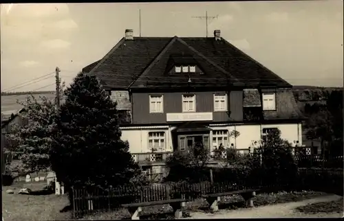 Ak Neudorf Sehmatal im Erzgebirge, HO Hotel Vierenstraße