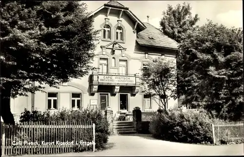 Ak Kipsdorf Altenberg im Erzgebirge, Cafe Bäckerei Konditorei Pietsch