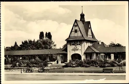 Ak Bad Saarow Pieskow Brandenburg, Bahnhof