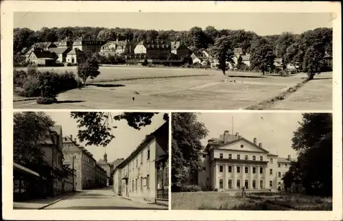 Ak Ebersdorf in Thüringen, Panorama, Straßenpartie, Gebäude