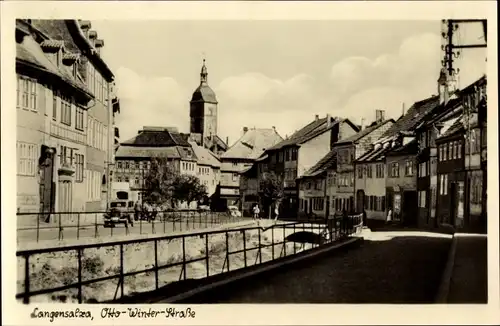 Ak Bad Langensalza in Thüringen, Otto Winter Straße