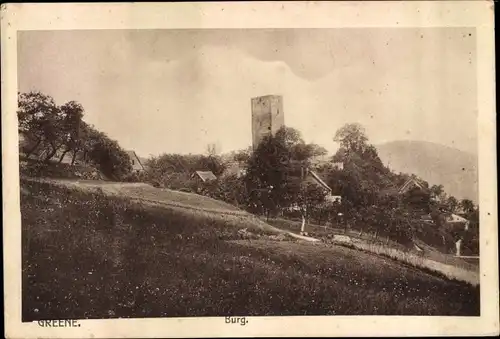 Ak Greene Einbeck in Niedersachsen, Burg