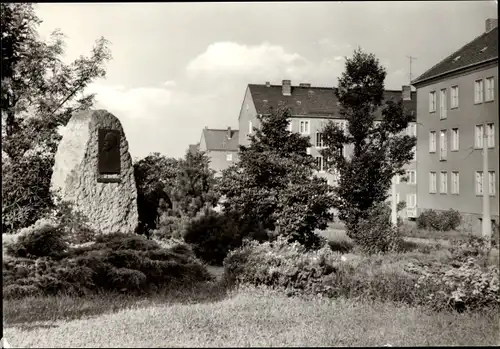 Ak Reichenbach im Vogtland, Lenin Gedenkstein an der Leninstraße