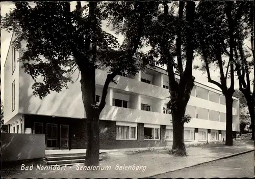 Ak Bad Nenndorf an der Weser, Sanatorium Galenberg