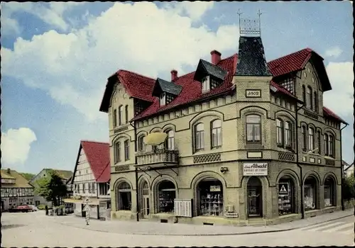 Ak Duingen, Blick zum Markt, Warenhaus, Strasse