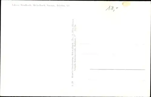 Ak Michelbach in Nassau Aarbergen Hessen, Durchblick zum Ort