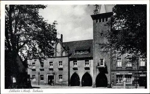 Ak Lübbecke in Westfalen, Rathaus