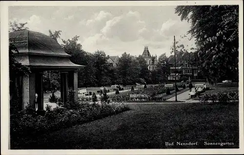 Ak Bad Nenndorf an der Weser, Sonnengarten