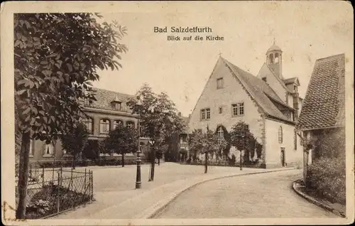 Ak Bad Salzdetfurth in Niedersachsen, Blick auf die Kirche