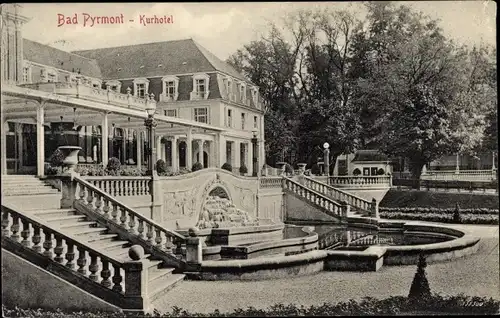 Ak Bad Pyrmont in Niedersachsen, Kurhotel