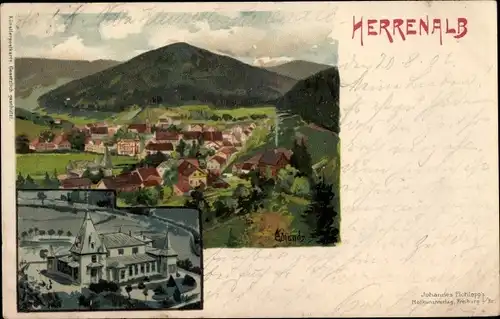 Künstler Litho Münds, Bad Herrenalb im Schwarzwald, Gesamtansicht