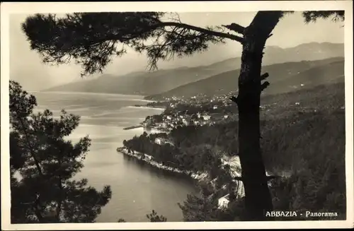 Ak Opatija Abbazia Kroatien, Panorama