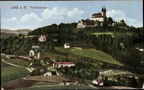 Ak Linz an der Donau Oberösterreich, Pöstlingberg