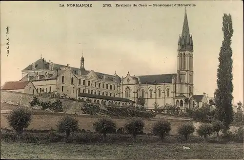 Ak Hérouville Calvados, Pensionnat