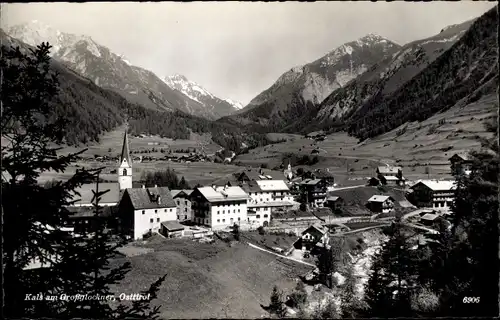 Ak Kals am Großglockner Tirol, Gesamtansicht