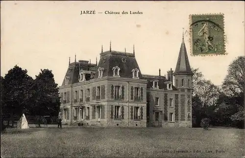 Ak Jarzé Maine et Loire, Chateau des Landes