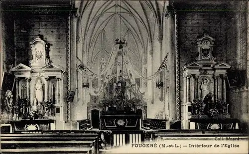 Ak Fougeré Maine-et-Loire, Interieur de l'Eglise